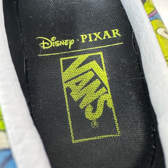 Vans X Disney Pixar Toy Story Alien Sneakers Womens Sz 10 Glow In The Dark - Picture 5 of 7
